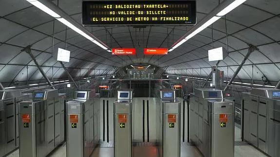 Imagen de archivo de la estación de Portugalete.