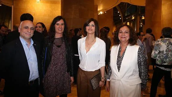 José Felix Ruiz, Begoña Gavicagogeascoa, Raquel Emperador y Sandra Barrutia.