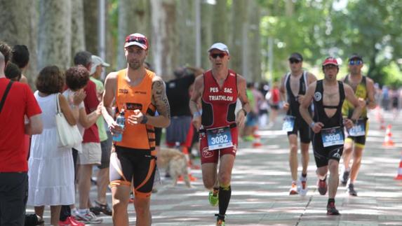 Participantes, durante la prueba.