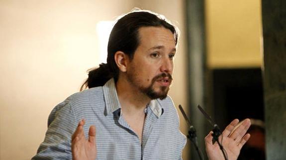 El secretario general de Podemos, Pablo Iglesias.