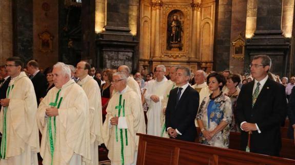 El lehendakari Urkullu, en la basílica de Loyola.