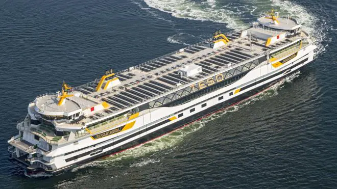 El ferry 'Texelstroom', construido por la Naval. 