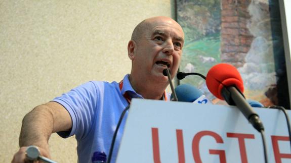 Raúl Arza, secretario general de UGT-Euskadi.