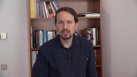 Pablo Iglesias, en una captura del vídeo.