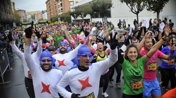 Algunas de las calles principales son el escenario de la carrera