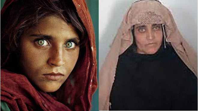 Sharbat Gula cautivó al mundo con su mirada y su foto se ha convertido en un símbolo.