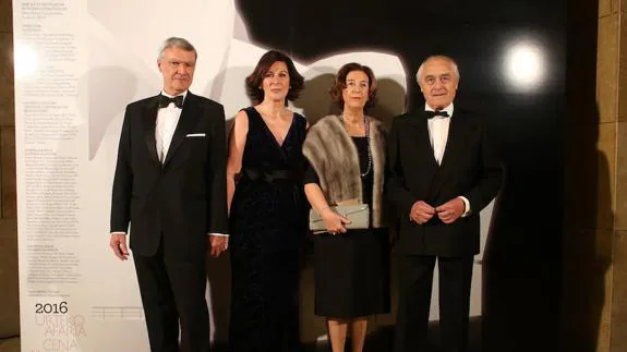 Jesús Elizalde, Edurne Davalillo, Delia Quintanilla y Txema Vázquez Eguskiza.