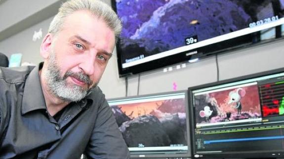 El director bilbaíno Pedro Rivero, autor de ‘Psiconautas, los niños olvidados’.