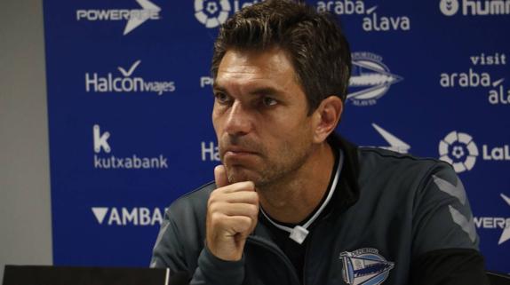 Pellegrino, en rueda de prensa. 