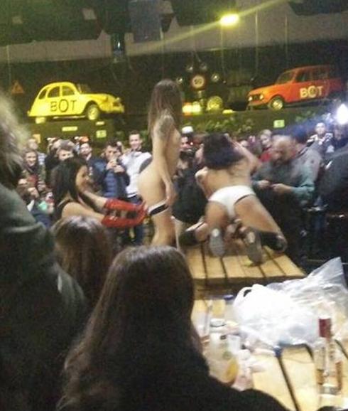 Imágenes captadas durante el espectáculo. 