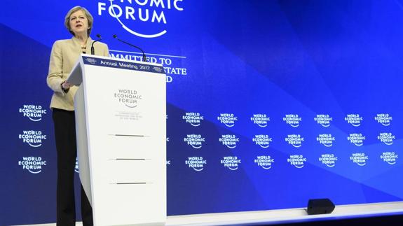 La primera ministra británica, Theresa May.