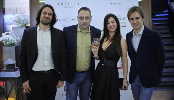 David Pereiro, Patxi Villegas, Ainhoa Lozano y Alain Loira.