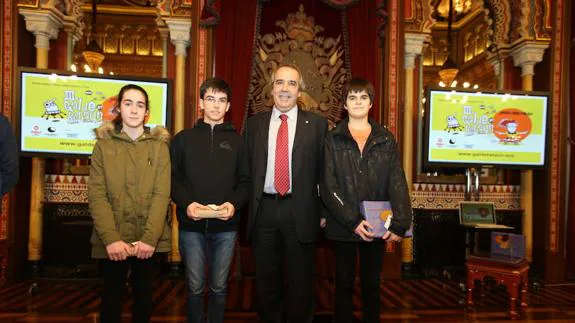 Ane Rodríguez, Javier Orbe, Koldo Narbaiza y Endika Ezquerra. 