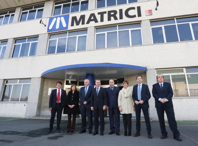 El lehendakari Urkullu ha visitado la sede de Matrici.