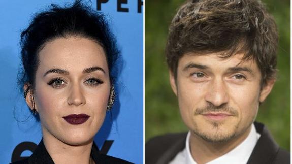 Katy Perry y Orlando Bloom.