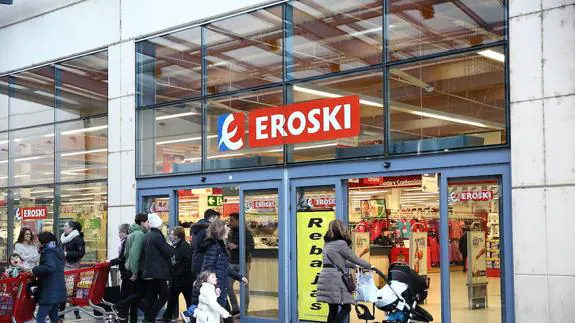 Un supermercado Eroski.