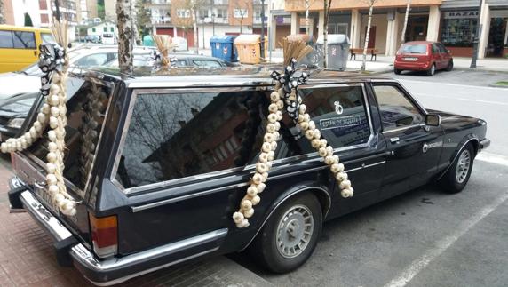 El coche de la 'fruta' de Ordizia.