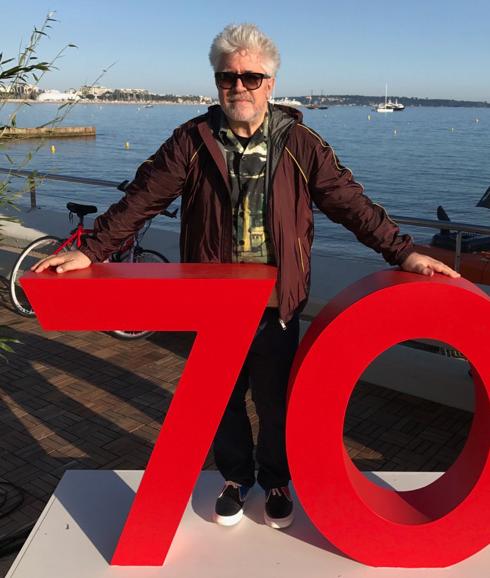 Pedro Almodóvar, presidente del jurado, ayer en Cannes. 
