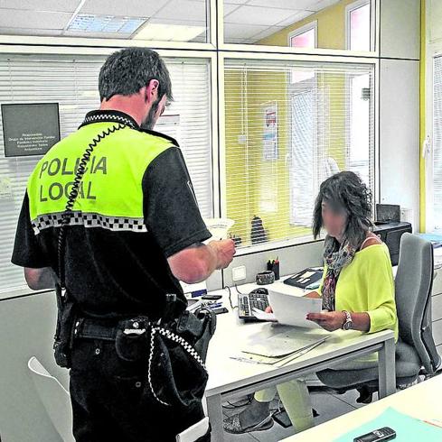 Trabajadores de la unidad de Intervención Familiar. 