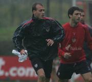 Yeste y Del Horno se suman al grupo en el entrenamiento de hoy en Lezama