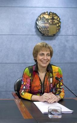 La portavoz del Gobierno vasco, Miren Azkarate. /Efe
