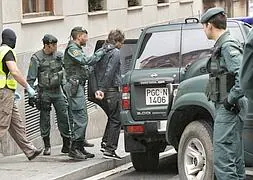 Uno de los dos detenidos en Vizcaya acusados de ecoterrorismo. /Efe