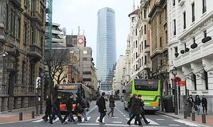 Bilbao se sitúa en tercera posición en el ránkin de ciudades españolas sostenibles. /Afp
