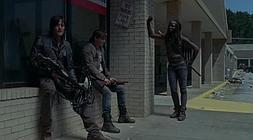 Daryl y Michonne, durante la cuarta temporada.