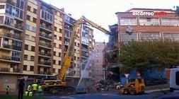 Kukutza siendo derribado hace dos años./ Virginia Melchor / Sheila Domínguez