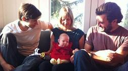 Shawn Kangro aportó el semen y Danielle se autoinseminó con una jeringuilla.