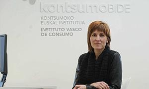 Elena Unzueta, directora de Kontsumobide./ I. Aizpuru