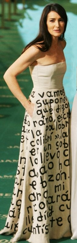 González-Sinde, en los Goya de 2007. / AFP