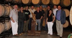 Gotxon Etxebarri, Pedro San Vicente, Roberto Ruiz, Jokin, Goyo Alonso, Javier San Vicente, Álvaro Iturritxa, Rosa Ibarrondo, Carlos Bujanda y Alberto Ortega. / EL CORREO