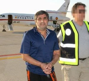 Kalashov, en Torrejón, tras su detención en Dubai. ::
REUTERS