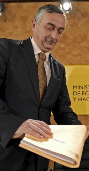 Carlos Ocaña, secretario de Estado de Hacienda. ::                             EFE