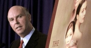 John Craig Venter, cuando presentó el genoma humano. ::                             AP