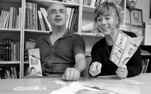 Manuel Moreno y Rosa Jausi, componentes de Euskal Birusa ::
A. L.