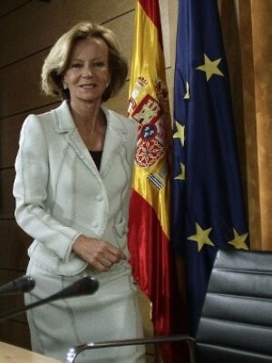 La vicepresidenta económica, Elena Salgado. ::
EFE