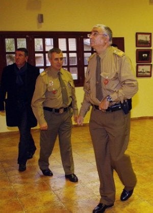 Garrido y 'Mendi' en la charla.