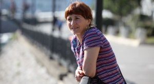 Argia Ituarte, nueva alcaldesa de Ondarroa, posa en un rincón de la localidad marinera. ::
MAIKA SALGUERO