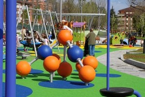 El parque Gernika, de Neguri, encabeza la lista de superficie dedicada a juegos. ::
PEDRO URRESTI