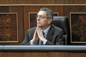 El ministro de Justicia. ::
EFE