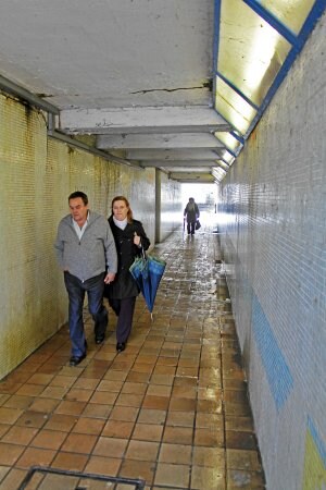 Latiorro. La obra que incluye el túnel cuesta 2,9 millones. ::
J. MONTES