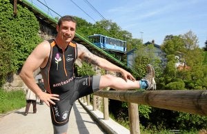 Alberto Blánquez ha dedicado ocho meses a preparar la prueba. ::
PEDRO URRESTI