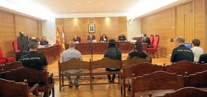 Juicio celebrado en julio de 2013 en la sala de vistas de la Audiencia Provincial. /Miguel Herreros