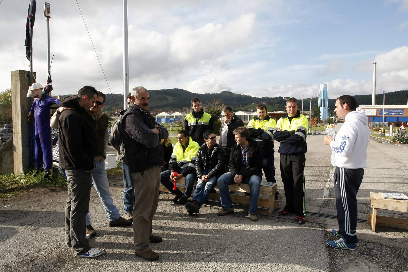 Paros en la fábrica de Saint Gobain