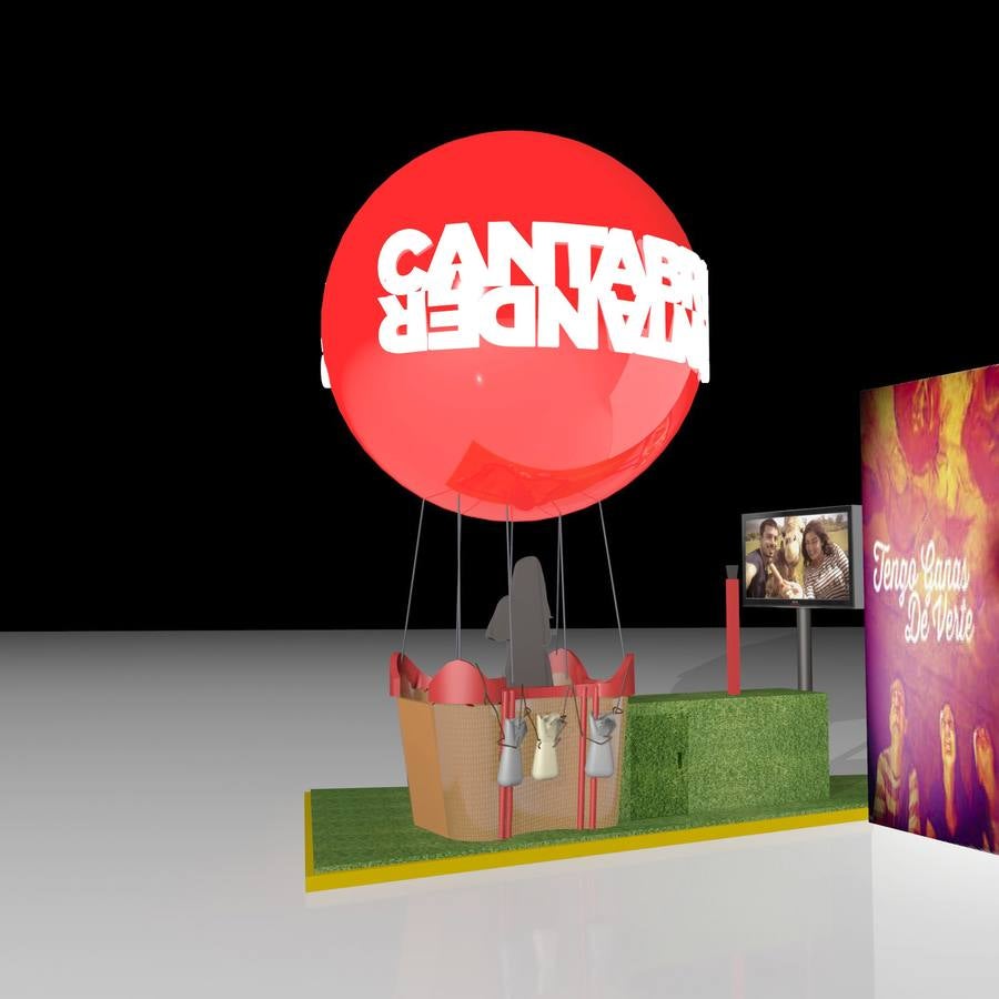 Infografías del stand de Cantabria en Fitur-2015