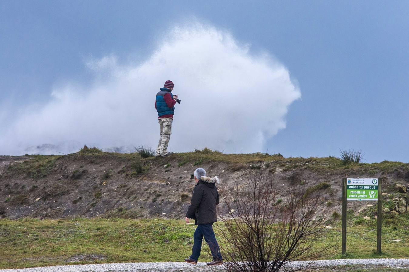 Temporal en la Virgen del Mar