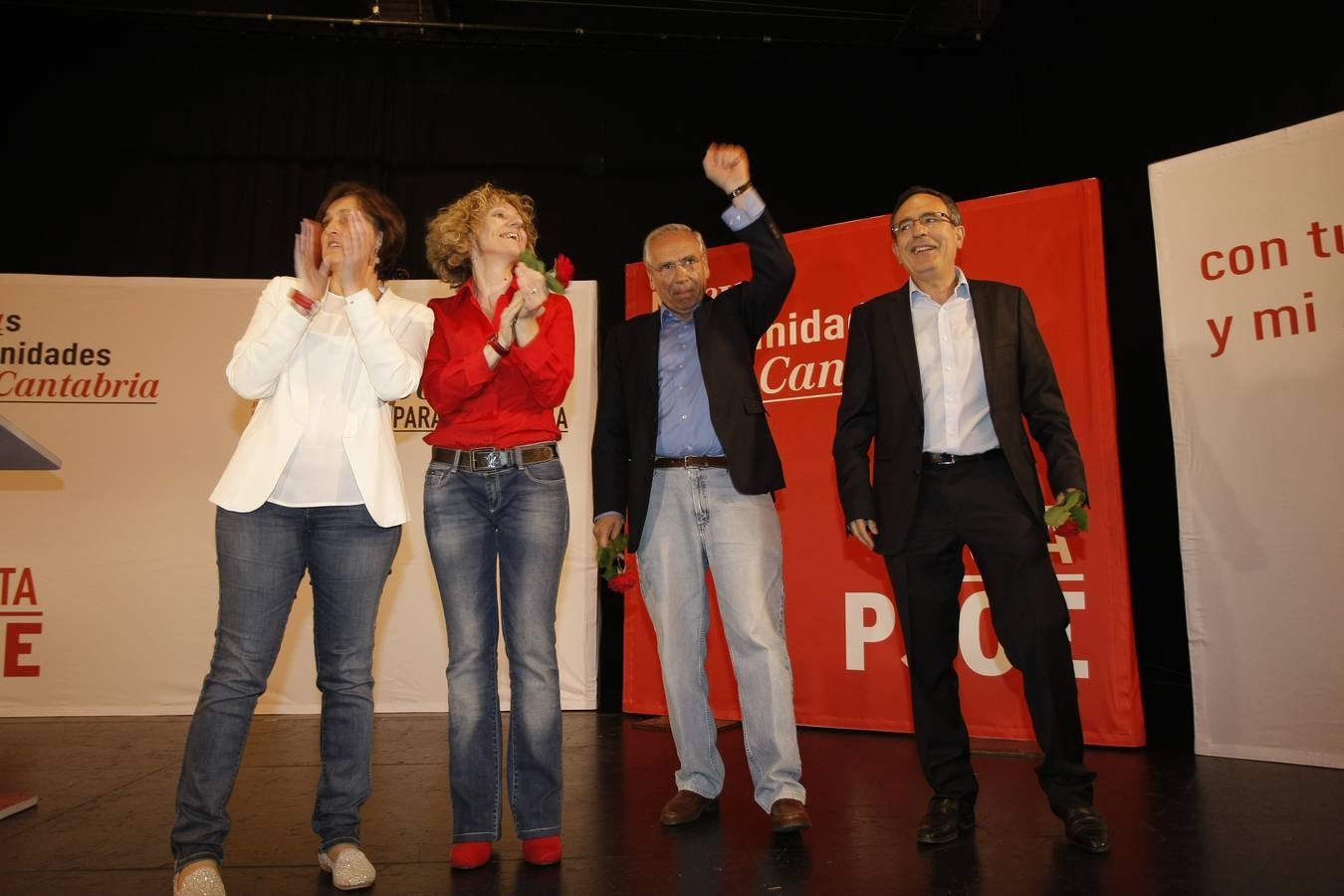 Mitin de Alfonso Guerra en Torrelavega