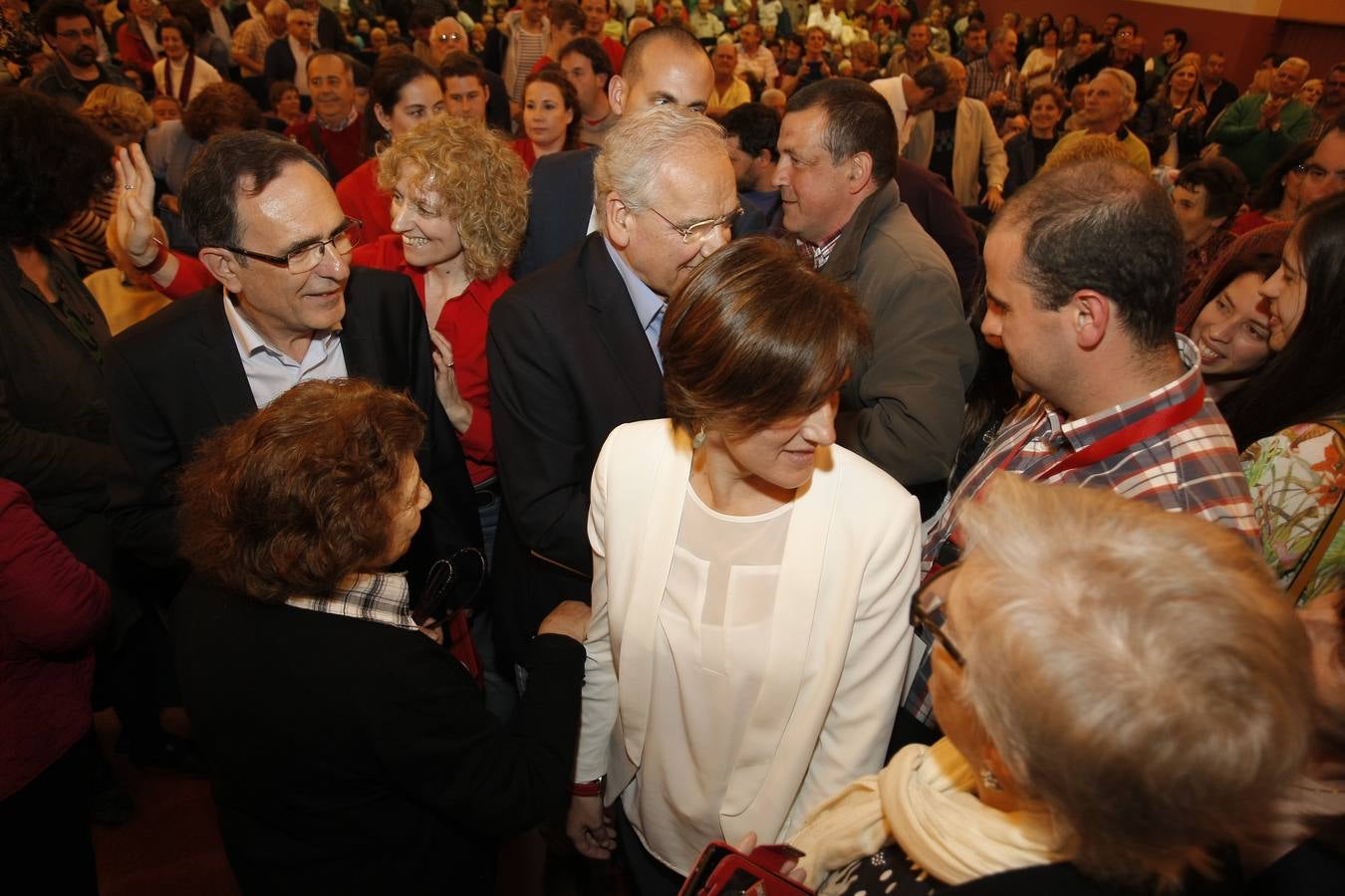 Mitin de Alfonso Guerra en Torrelavega